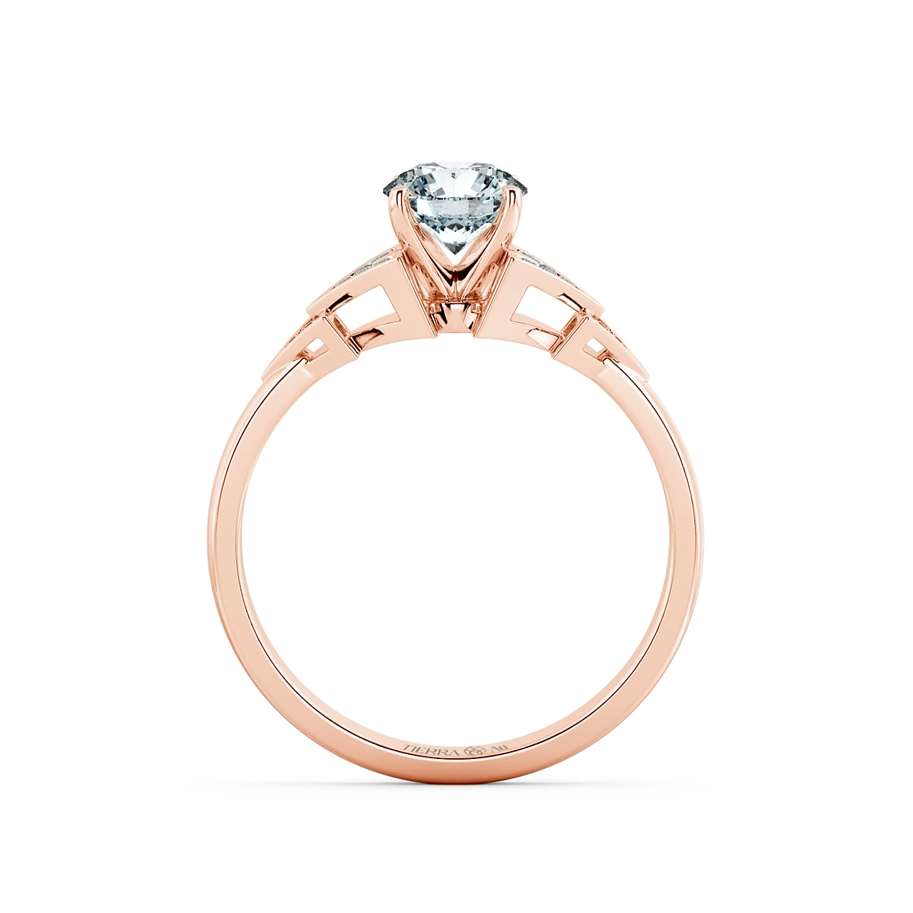 Solitaire Engagement Ring with Eternity Band NCH1807 5